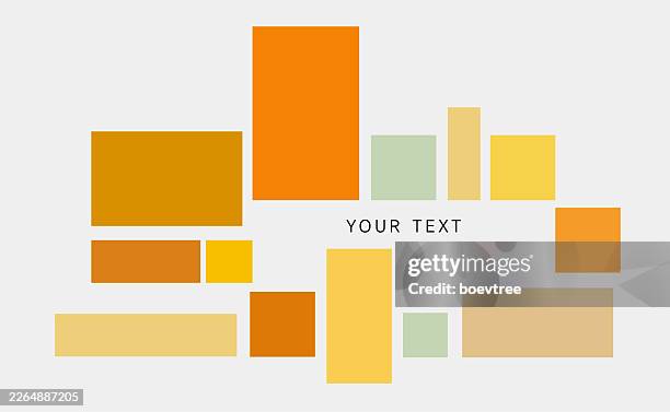 photo galleries frame composition collage element backgrounds - gallery opening stock illustrations