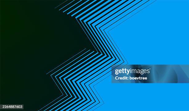 abstract smooth gradient line to thin texture background - folded corner stock illustrations