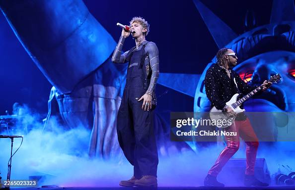 Mgk Spring Program mgk performs onstage during a concert at The O2 Arena on March 05 ...