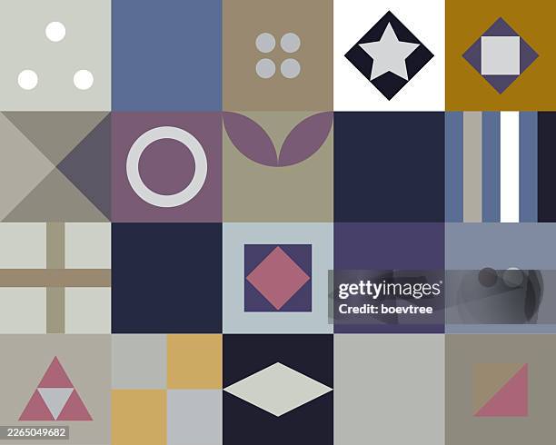 geometric color block template background - colour block background stock illustrations