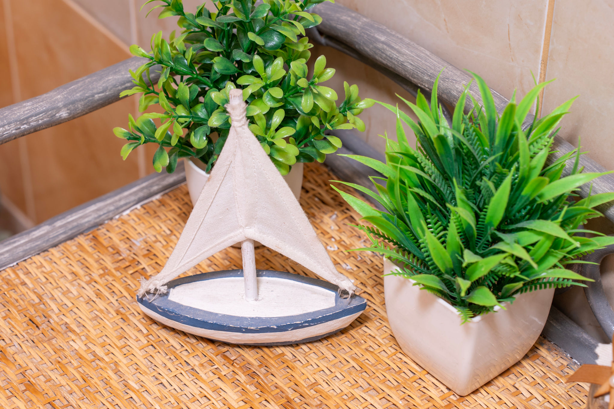 eco-friendly decor yacht