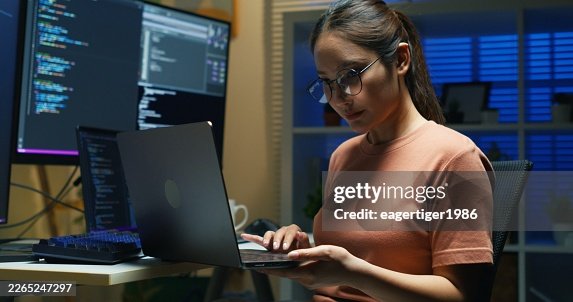Computer programmer debugs web prototype and GUI for enterprise app. Computer programmer debugs web prototype and GUI for enterprise app.