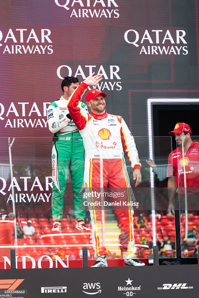 Brodie Kostecki driver of the Shell V-Power Racing Team Ford Mustang ...