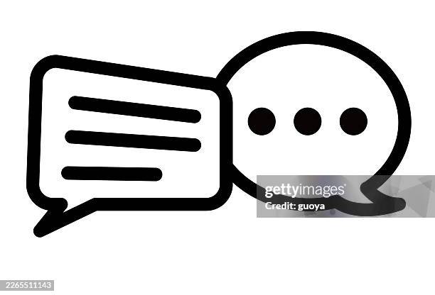 chat icon - rounded rectangle infographic stock illustrations