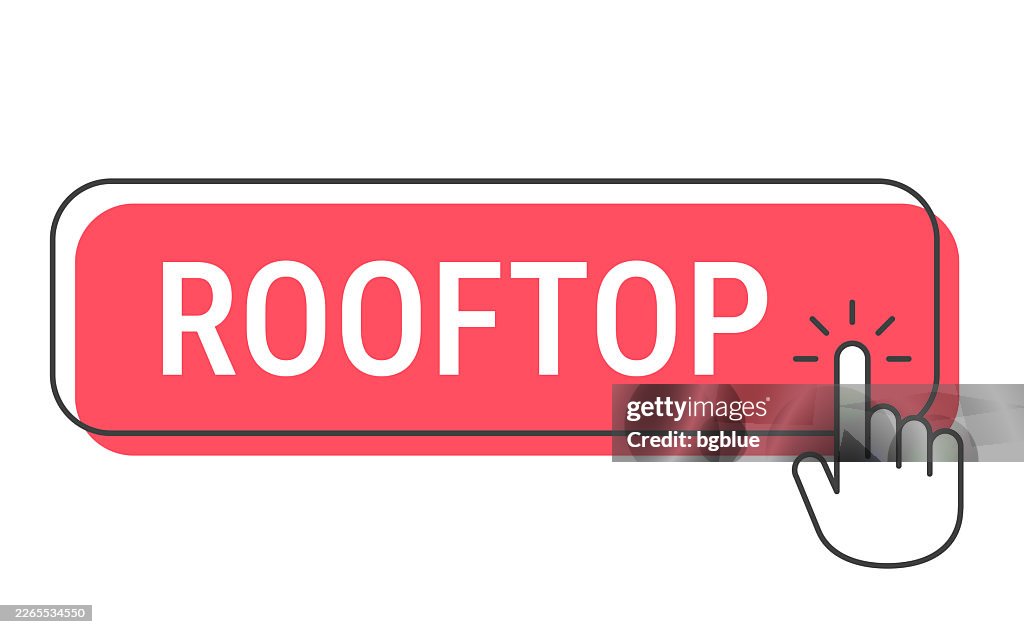 Rooftop - Click button with hand cursor on white background