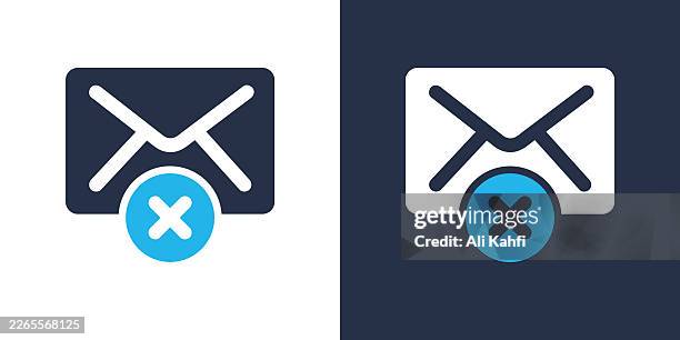delete mail glyph solid icon. solid icon that can be applied anywhere, simple, pixel perfect and modern style. - direct mail vector icon stock illustrations