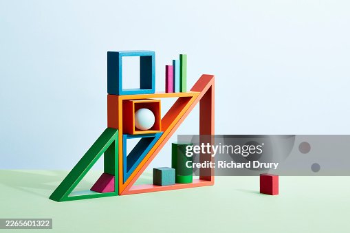 Stack of geometric objects Stack of geometric objects
