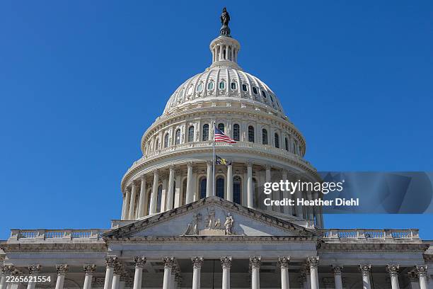 The U.S. Capitol building is seen on March 09, 2026 in Washington, DC. U.S. Senators return to Capitol Hill while the House of Representatives is out...