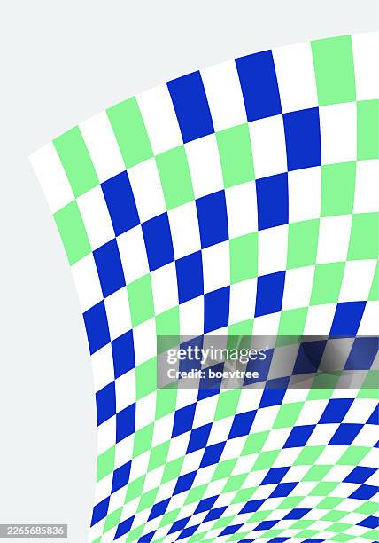fluidity colors chess board checked textured race flag background - white flag stock illustrations