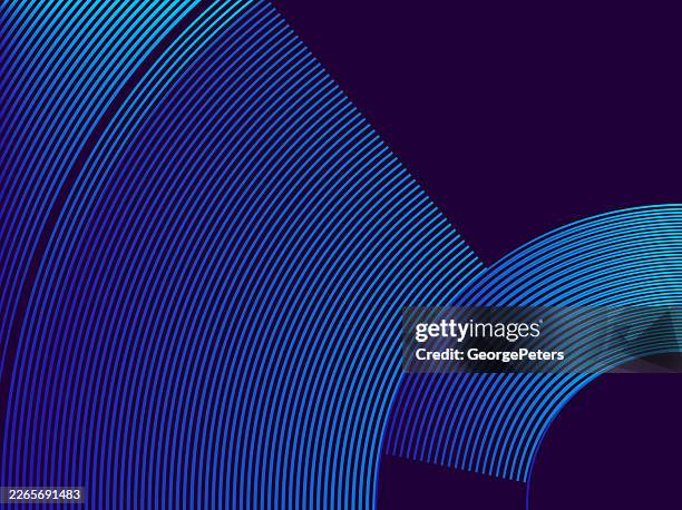 concentric circles abstract background - radioactive contamination stock illustrations