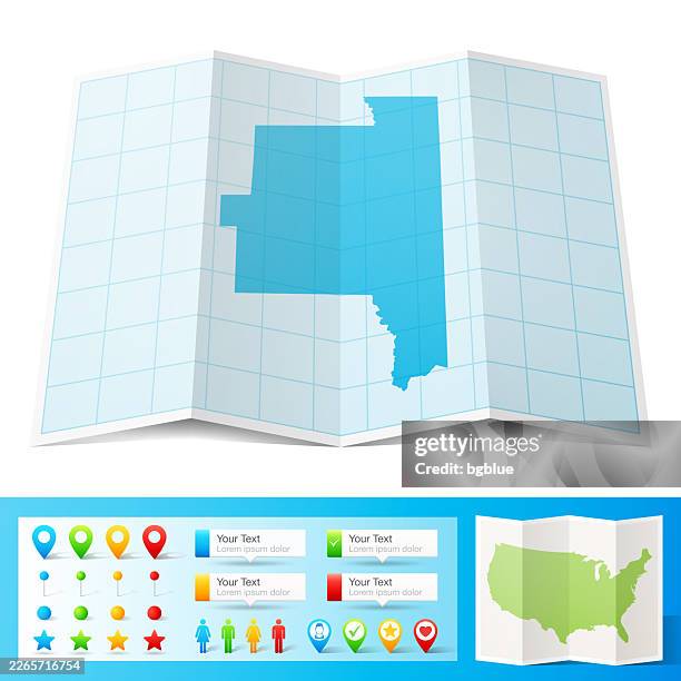 lanier county, georgia map with location pins on white background - lakeland map stock illustrations