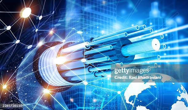 Fiber optic broadband internet infrastructure representing economic growth in West Virginia