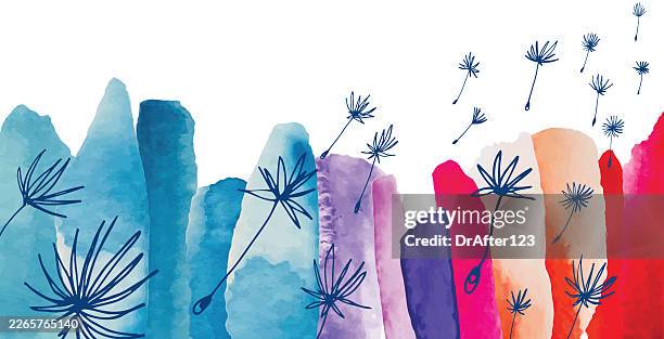 release - mental wellbeing stock illustrations