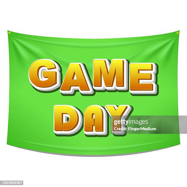 game day banner design - price match stock illustrations