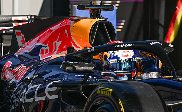 Four-time Formula 1 World Champion Max Verstappen of Oracle Red Bull Racing drives his RB22 during Sprint Qualifying for the 2026 Chinese Grand Prix,...