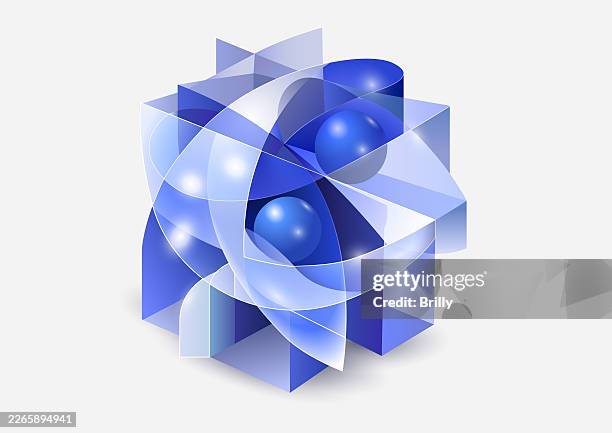 abstract 3d model - 3d architectural model stock illustrations