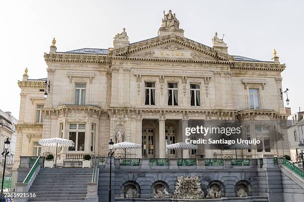 historic thermal baths in the town of spa - kuuroord stockfoto's en -beelden
