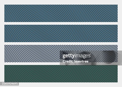 Abstract blue wave stripe line pattern banner collection Abstract blue wave stripe line pattern banner collection