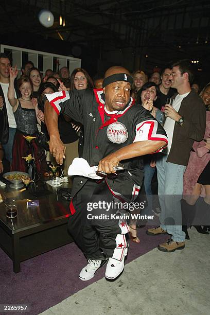 Hammer, "The Surreal Life", dances at "The WB 2003 Winter TCA Tour Party" at Hollywood and Highland in Los Angeles, Ca. Saturday, Jan. 11, 2003....