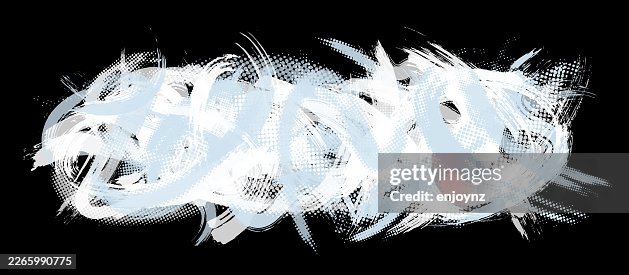 Abstract white graffiti paint pattern banner background Abstract white graffiti paint pattern banner background
