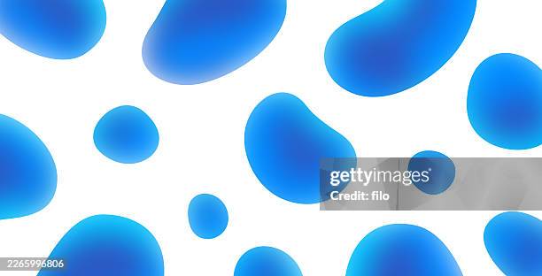 bubbles or water droplet abstract background - puddle splashing stock illustrations