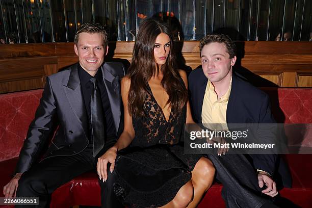 Mark Guiducci, Global Editorial Director, Vanity Fair, Kaia Gerber and Jake Shane attend as Vanity Fair Hosts Vanities: A Night For Young Hollywood...