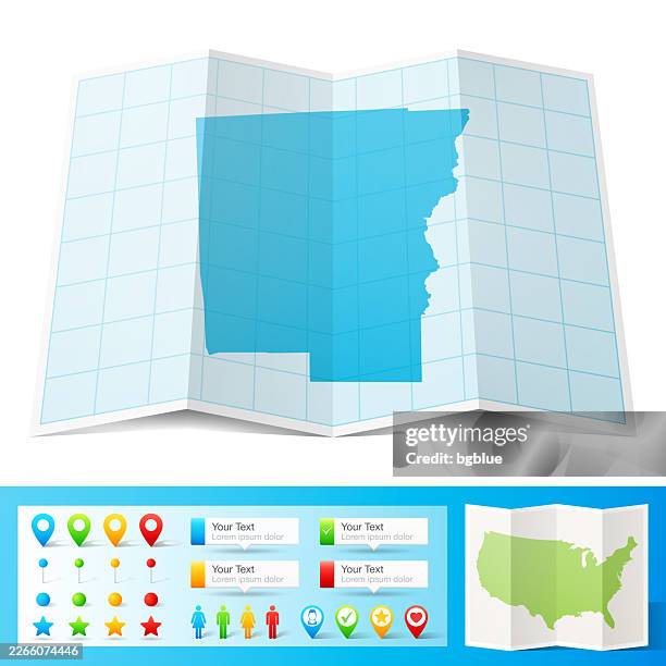 chenango county, new york map with location pins on white background - norwich stock illustrations