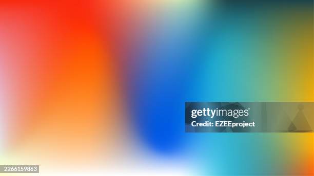 abstract soft blurred gradient background. colorful vibrant mesh background for web and app design. warm aesthetic blur wallpaper. modern blurry colorful background for presentation slides - gradient vector stock illustrations
