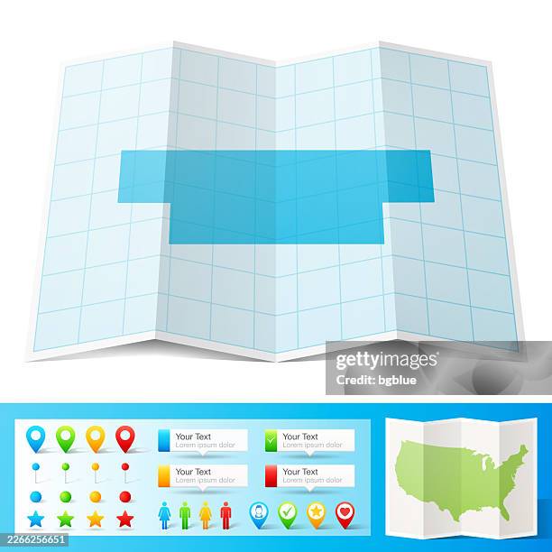 red lake county, minnesota map with location pins on white background - red lake stock illustrations