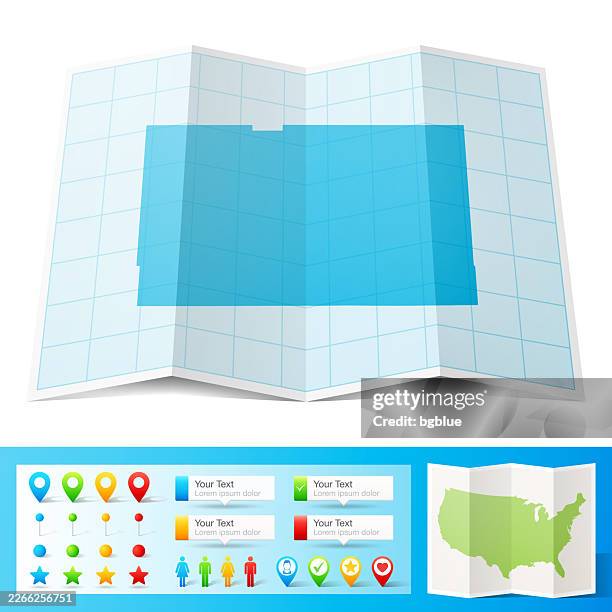 reno county, kansas map with location pins on white background - hutchinson kansas stock illustrations