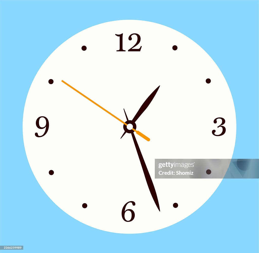 Spring forward with clock and arrow direction symbol announcement message, daylight saving time vector