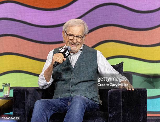 Filmmaker Steven Spielberg speaks on stage for "The Big Picture With Steven Spielberg" during the 2026 SXSW Conference And Festival at Hilton Austin...