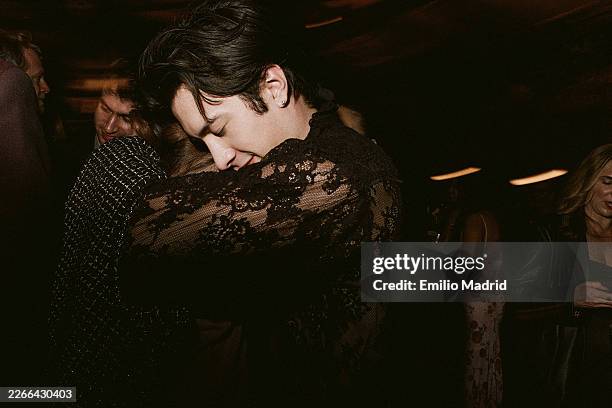 Hudson Williams attends the CAA pre-Oscar party at Living Room on March 13, 2026 in Los Angeles, California.