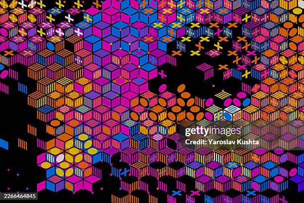 colorful abstract data network – artificial intelligence and big data technology background - personalized learning stock pictures, royalty-free photos & images