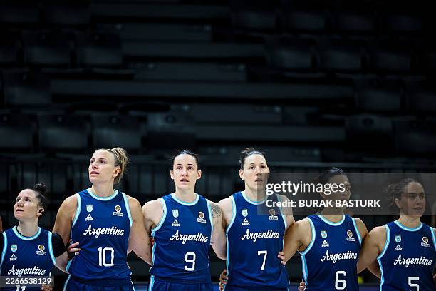 Melisa Gretter of Argentina National Team, Agostina Burani of Argentina National Team, Julieta Mungo of Argentina National Team, Diana Cabrera of...