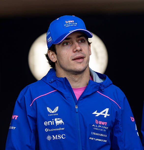 Franco Colapinto of Argentina and Alpine F1 Team exits the FIA garage during the F1 Grand Prix of China at Shanghai International Circuit on March...