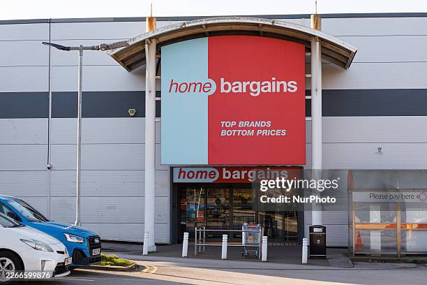 Branch of Home Bargains in Derby, England, on March 17, 2026.