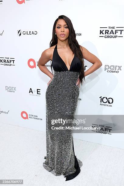 Amaya Elizabeth Espinal attends Elton John AIDS Foundation's 34th Annual Academy Awards Viewing Party on March 15, 2026 in West Hollywood, California.