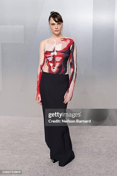 Cara Delevingne attends the 2026 Vanity Fair Oscar Party Hosted By Mark Guiducci at Los Angeles County Museum of Art on March 15, 2026 in Los...