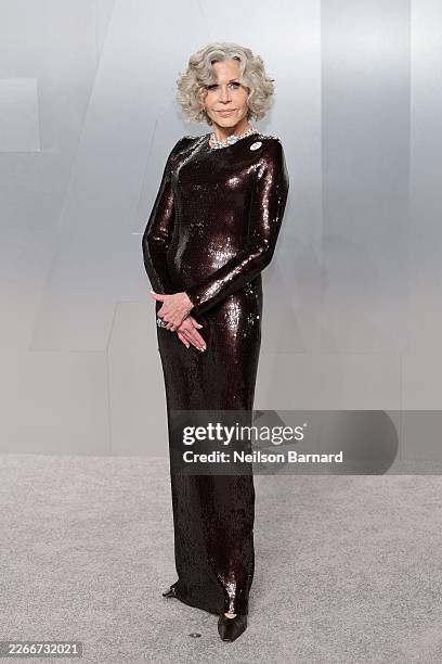 Jane Fonda attends the 2026 Vanity Fair Oscar Party Hosted By Mark Guiducci at Los Angeles County Museum of Art on March 15, 2026 in Los Angeles,...