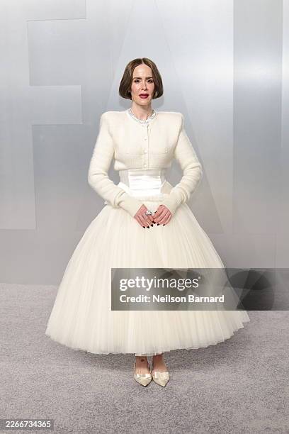 Sarah Paulson attends the 2026 Vanity Fair Oscar Party Hosted By Mark Guiducci at Los Angeles County Museum of Art on March 15, 2026 in Los Angeles,...