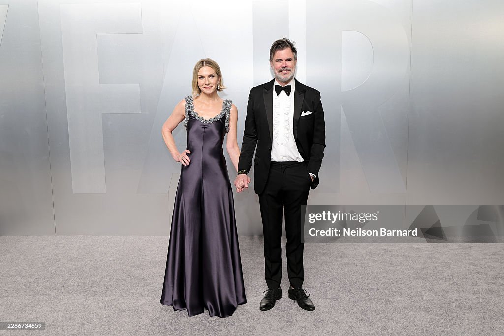 Graham Larson Rhea Rhea Seehorn and Graham Larson attend the 2026 Vanity Fair Oscar ...