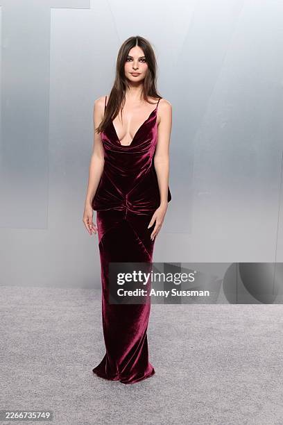 Emily Ratajkowski attends the 2026 Vanity Fair Oscar Party Hosted By Mark Guiducci at Los Angeles County Museum of Art on March 15, 2026 in Los...