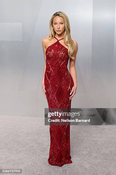Alix Earle attends the 2026 Vanity Fair Oscar Party Hosted By Mark Guiducci at Los Angeles County Museum of Art on March 15, 2026 in Los Angeles,...