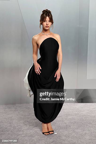 Mia Goth attends the 2026 Vanity Fair Oscar Party Hosted By Mark Guiducci at Los Angeles County Museum of Art on March 15, 2026 in Los Angeles,...