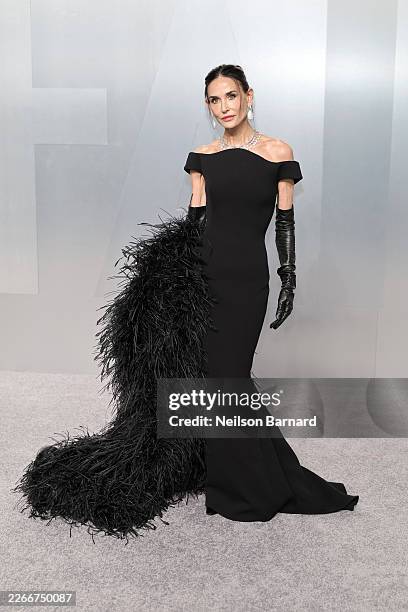Demi Moore attends the 2026 Vanity Fair Oscar Party Hosted By Mark Guiducci at Los Angeles County Museum of Art on March 15, 2026 in Los Angeles,...