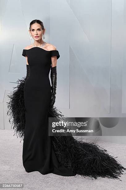 Demi Moore attends the 2026 Vanity Fair Oscar Party Hosted By Mark Guiducci at Los Angeles County Museum of Art on March 15, 2026 in Los Angeles,...