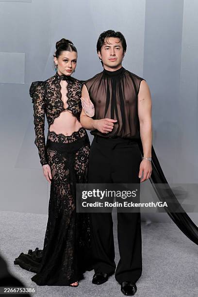Hudson Williams attends the 2026 Vanity Fair Oscar Party Hosted By Mark Guiducci at Los Angeles County Museum of Art on March 15, 2026 in Los...