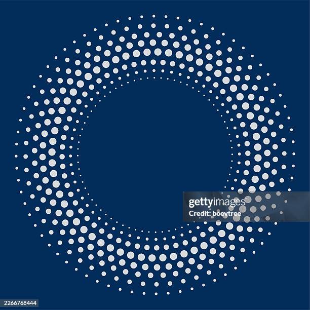 polka dots circle pattern design background - dot pattern stock illustrations