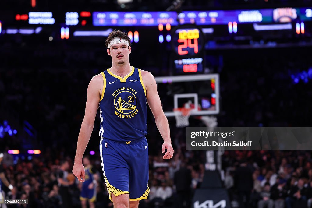 Quentin Post Quinten Post of the Golden State Warriors takes the court before the ...